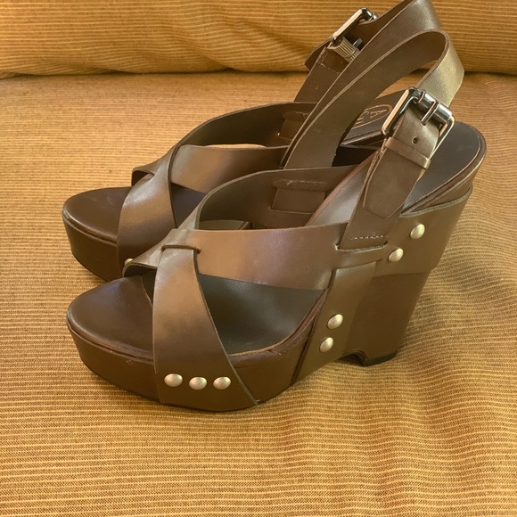 ASH brown platform heels - Picture 2 of 3